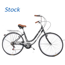 New model European frame women city bike/26" 7 Speed steel frame city bike with CE/26"  V brake woman bicycle ready to ship